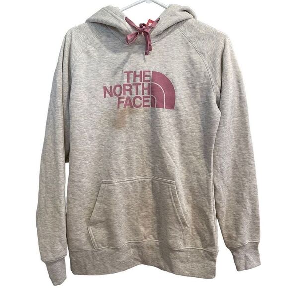 The North Face Hoodie Women's S Half Dome Logo Full Zip Standard Fit NWT FLAWED - Picture 1 of 8